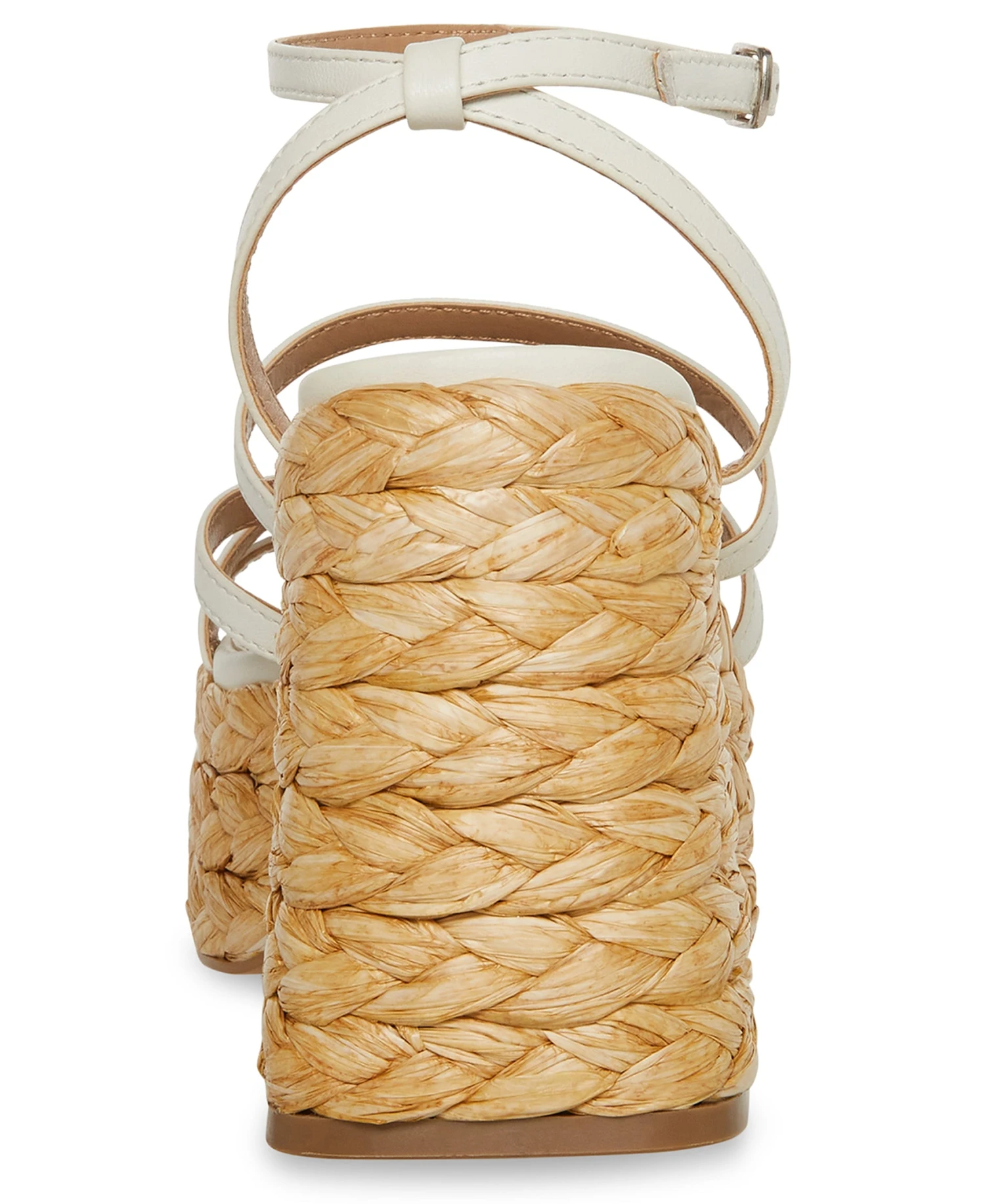 Steve Madden Belise Sandal WHITE LEATHER 6 Steve Madden Belise Sandal WHITE LEATHER – Image 4