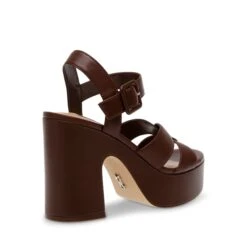 Steve Madden Carisma Sandal BROWN LEATHER -Steve Madden Magasin SM11002483 03001 207 05
