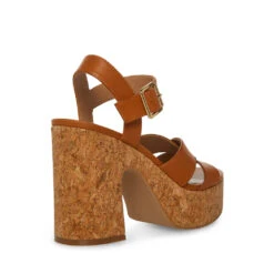 Steve Madden Carisma Sandal TAN LEATHER -Steve Madden Magasin SM11002483 03001 217 03