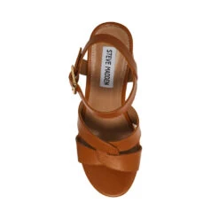 Steve Madden Carisma Sandal TAN LEATHER -Steve Madden Magasin SM11002483 03001 217 06
