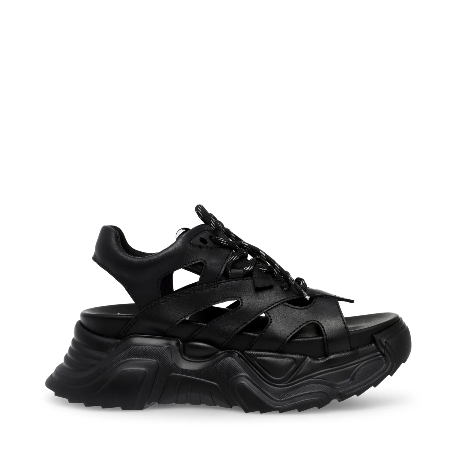 Steve Madden Contour Sandal BLACK 3 Steve Madden Contour Sandal BLACK