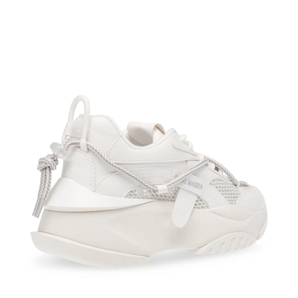 Steve Madden Bonanza Sneaker SILVER/WHITE 5 Steve Madden Bonanza Sneaker SILVER/WHITE – Image 3