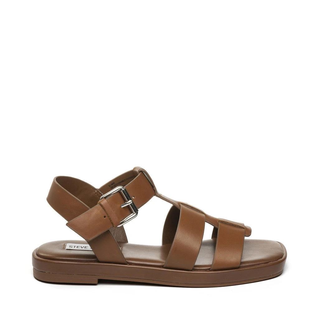 Steve Madden El Nino Sandal BROWN LEATHER 3 Steve Madden El Nino Sandal BROWN LEATHER