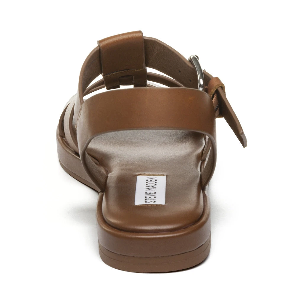 Steve Madden El Nino Sandal BROWN LEATHER 6 Steve Madden El Nino Sandal BROWN LEATHER – Image 4