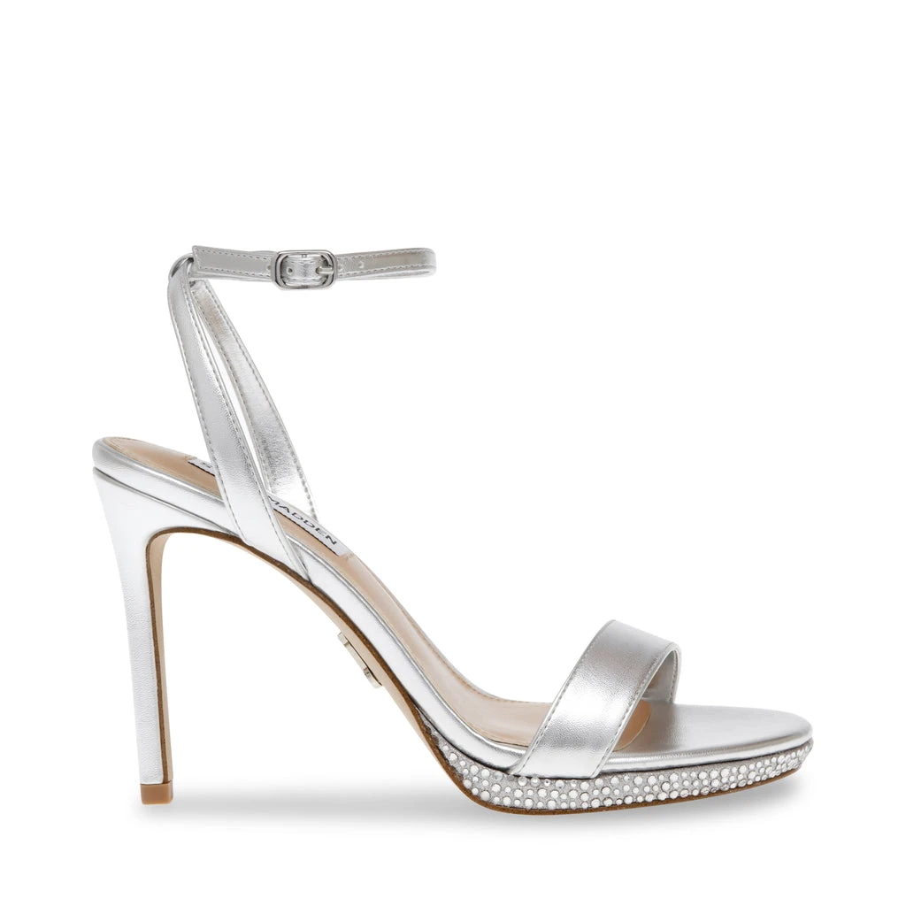 Steve Madden Ever-R Sandal SILVER 3 Steve Madden Ever-R Sandal SILVER