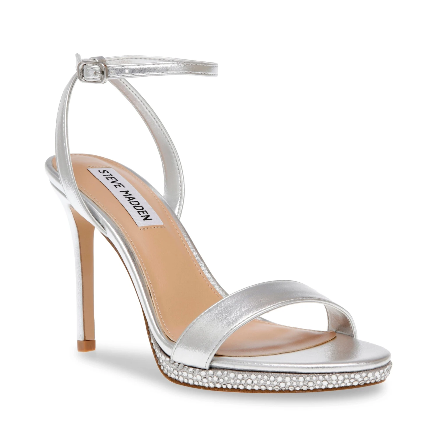 Steve Madden Ever-R Sandal SILVER 4 Steve Madden Ever-R Sandal SILVER – Image 2