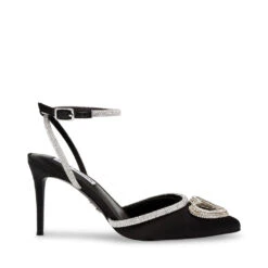 Steve Madden Legaci Sandal BLACK SATIN