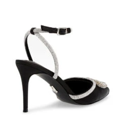 Steve Madden Legaci Sandal BLACK SATIN -Steve Madden Magasin SM11002509 04003 486 05