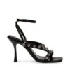 Steve Madden Adaline Sandal BLACK WITH STUDS -Steve Madden Magasin SM11002513 02002 032 01