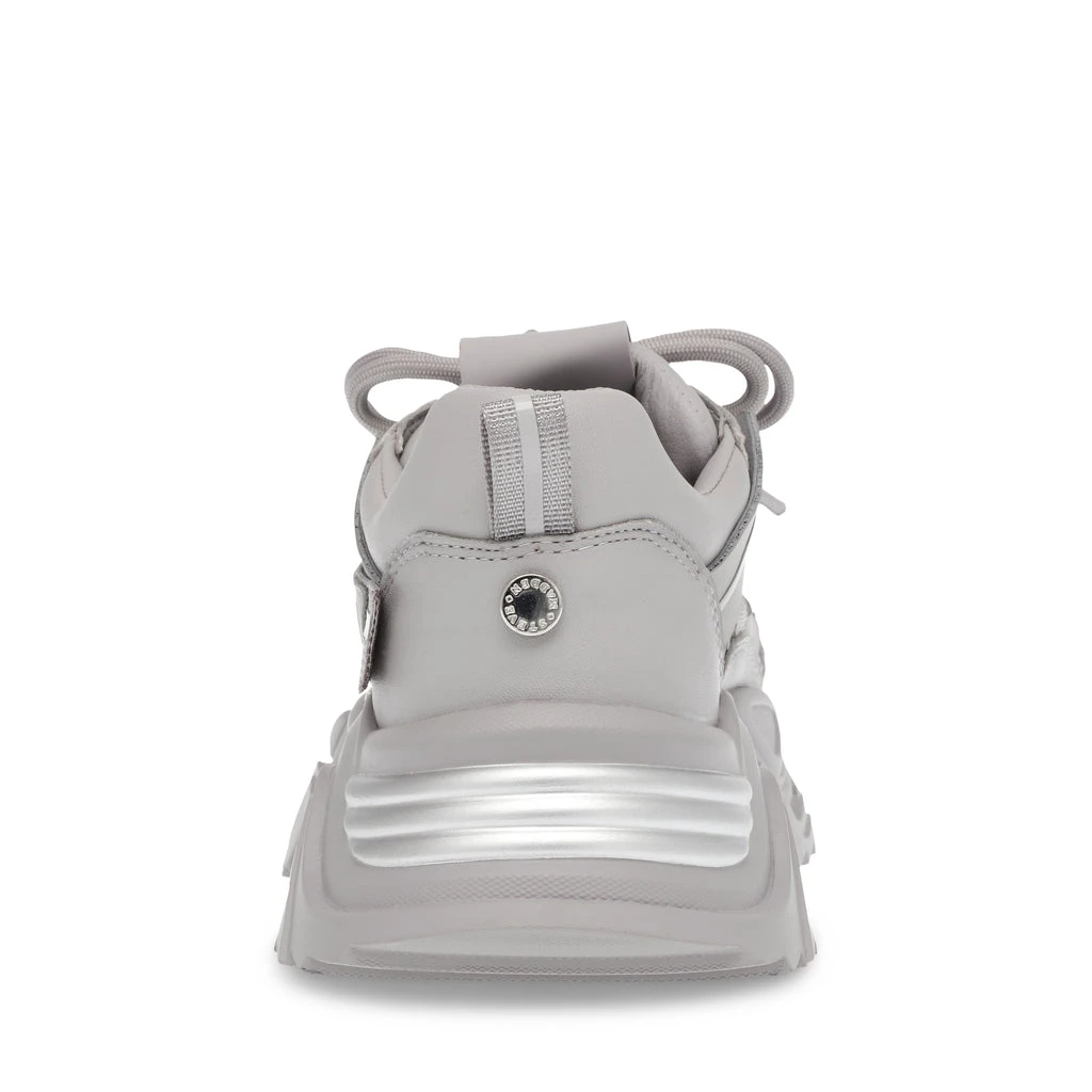 Steve Madden Kingdom Sneaker GREY/SILVER 6 Steve Madden Kingdom Sneaker GREY/SILVER – Image 4