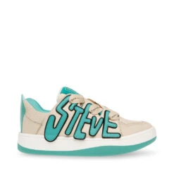 Steve Madden Retro Lite Sneaker TEAL/CREAM