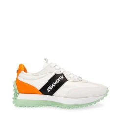 Steve Madden Lineage Sneaker WHITE/GREEN