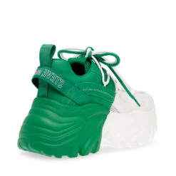 Steve Madden Rhythmic Sneaker WHITE/GREEN 11 Steve Madden Rhythmic Sneaker WHITE/GREEN -Steve Madden Magasin SM11002555 04005 146 03