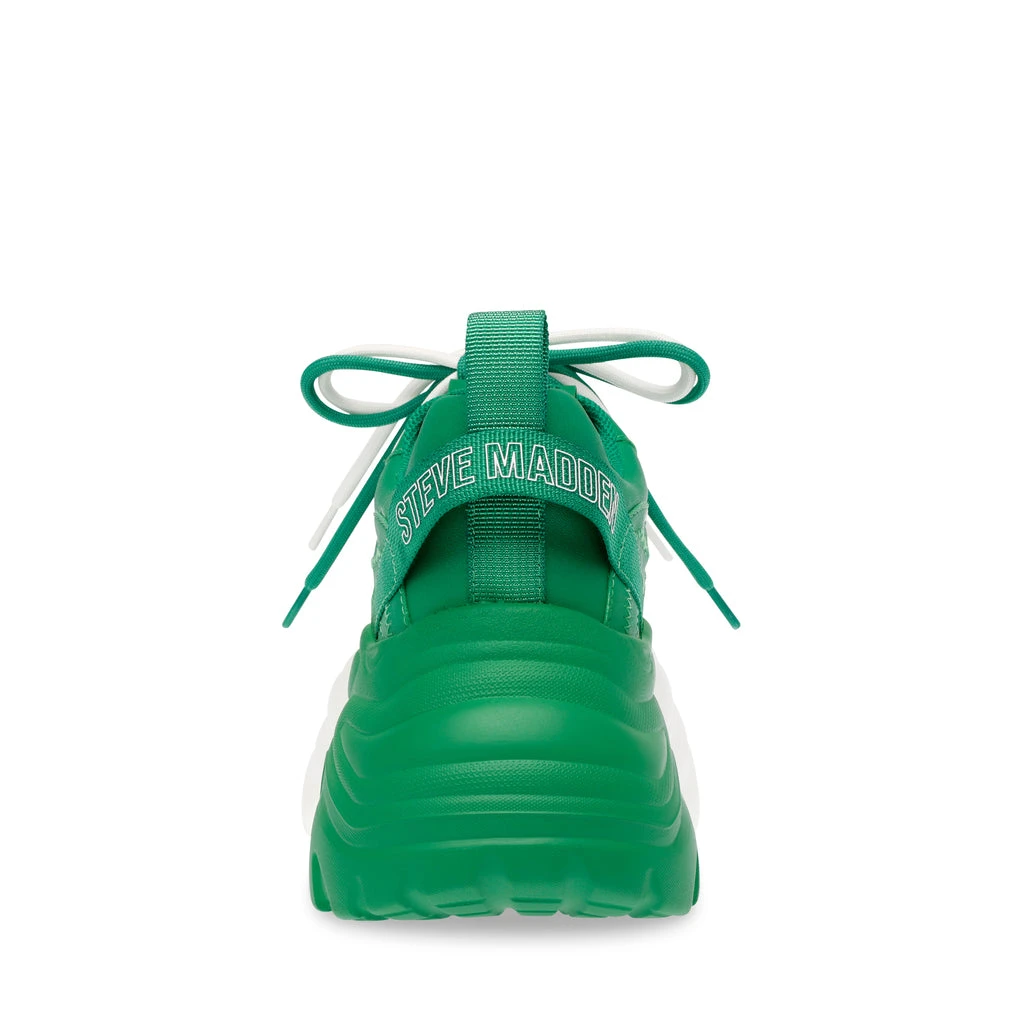 Steve Madden Rhythmic Sneaker WHITE/GREEN 6 Steve Madden Rhythmic Sneaker WHITE/GREEN – Image 4