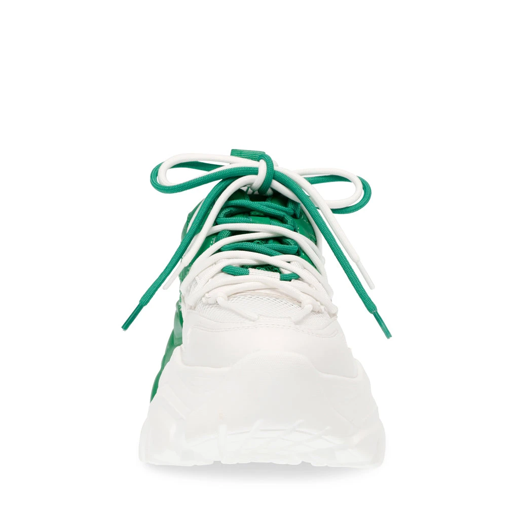 Steve Madden Rhythmic Sneaker WHITE/GREEN 7 Steve Madden Rhythmic Sneaker WHITE/GREEN – Image 5