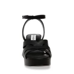 Steve Madden Fortezza Sandal BLK ACTION LEATHER -Steve Madden Magasin SM11002558 03001 05O 03