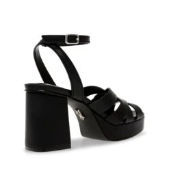 Steve Madden Fortezza Sandal BLK ACTION LEATHER -Steve Madden Magasin SM11002558 03001 05O 05