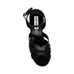 Steve Madden Fortezza Sandal BLK ACTION LEATHER -Steve Madden Magasin SM11002558 03001 05O 06