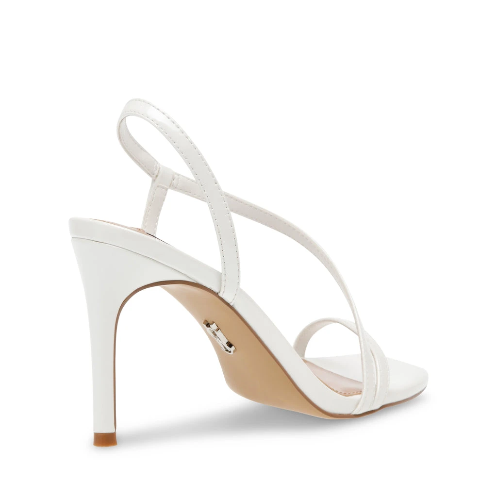 Steve Madden Ratify Sandal WHITE PATENT 7 Steve Madden Ratify Sandal WHITE PATENT – Image 5