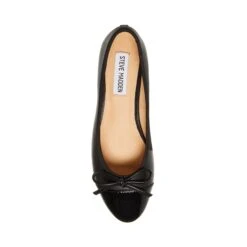 Steve Madden Ellison Ballerina BLACK LEATHER -Steve Madden Magasin SM11002818 03009 017 06