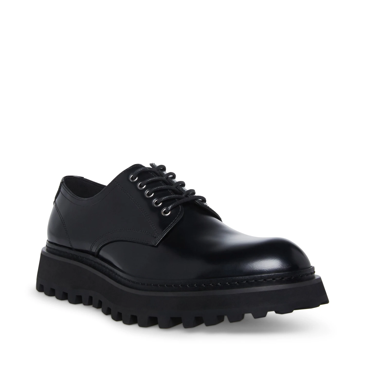 Torrin Lace-up BLACK LEATHER 4 Torrin Lace-up BLACK LEATHER – Image 2