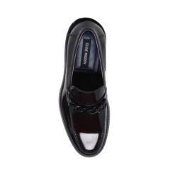 Truitt Loafer BURGNDY BOX LEATHER -Steve Madden Magasin SM12000501 03001 61L 06
