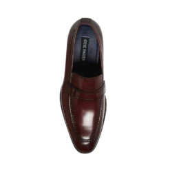 Dulos Loafer BURGUNDY LEATHER -Steve Madden Magasin SM12000512 03001 61A 05