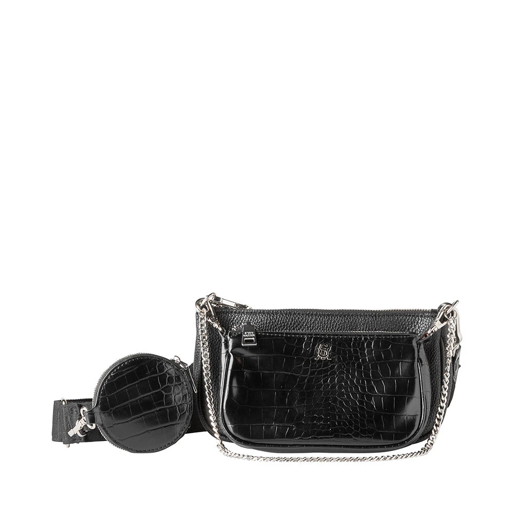 Burgent Crossbody Bag BLACK MULTI 2 Burgent Crossbody Bag BLACK MULTI