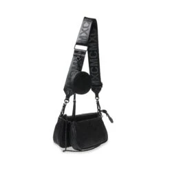 Burgent-X Crossbody Bag BLACK/BLACK -Steve Madden Magasin SM13000920 02002 BBL 04