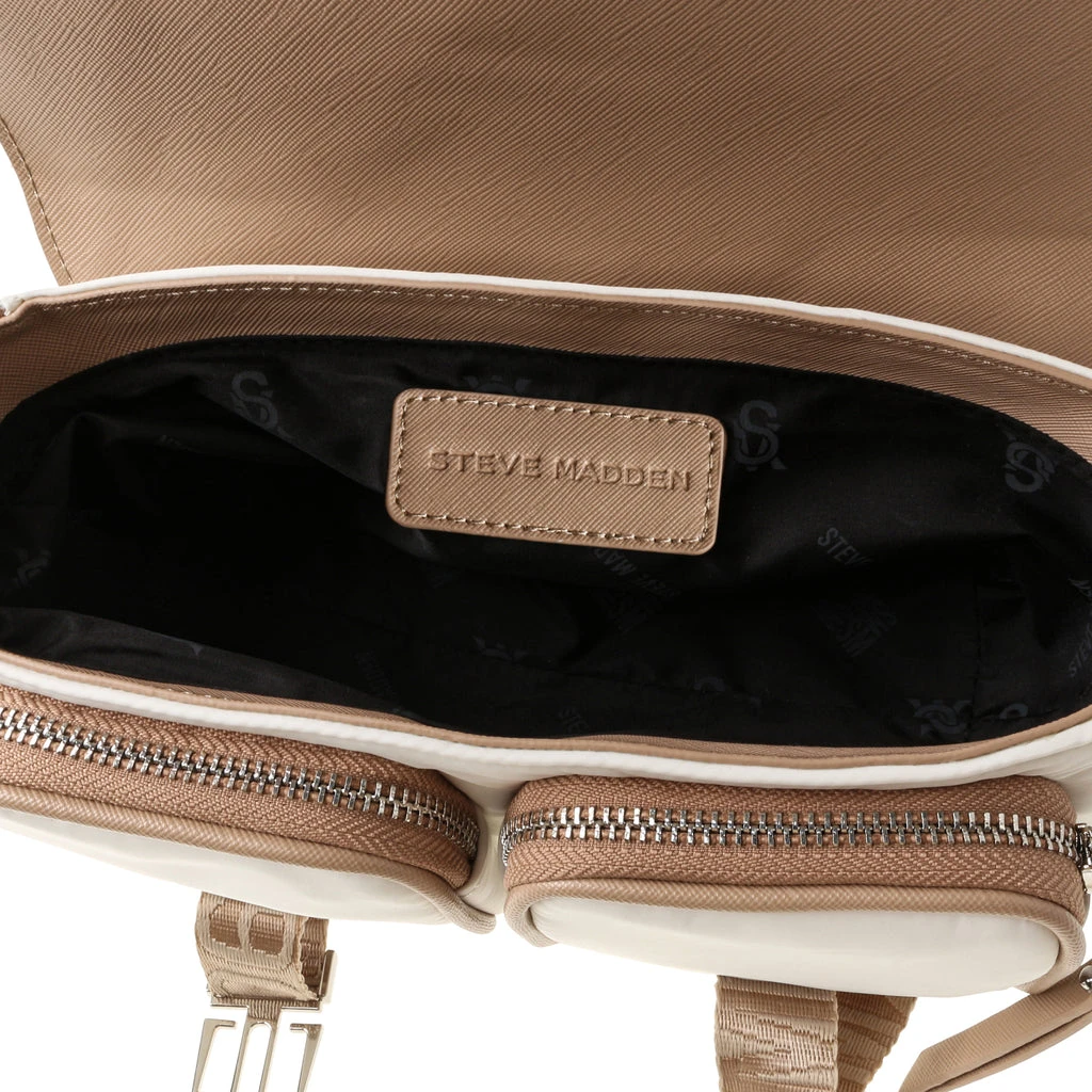 Bmover Crossbody Bag WHITE/TAN 7 Bmover Crossbody Bag WHITE/TAN – Image 5