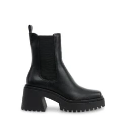 Steve Madden Parkway Bootie BLACK LEATHER