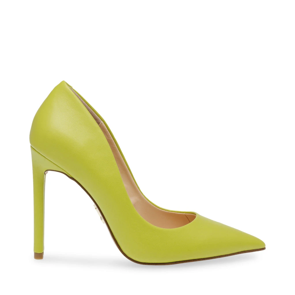 Steve Madden Vaze Pump LIME LEATHER 3 Steve Madden Vaze Pump LIME LEATHER