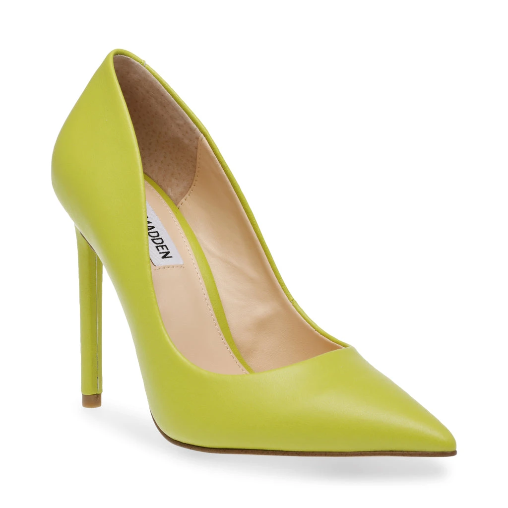 Steve Madden Vaze Pump LIME LEATHER 4 Steve Madden Vaze Pump LIME LEATHER – Image 2