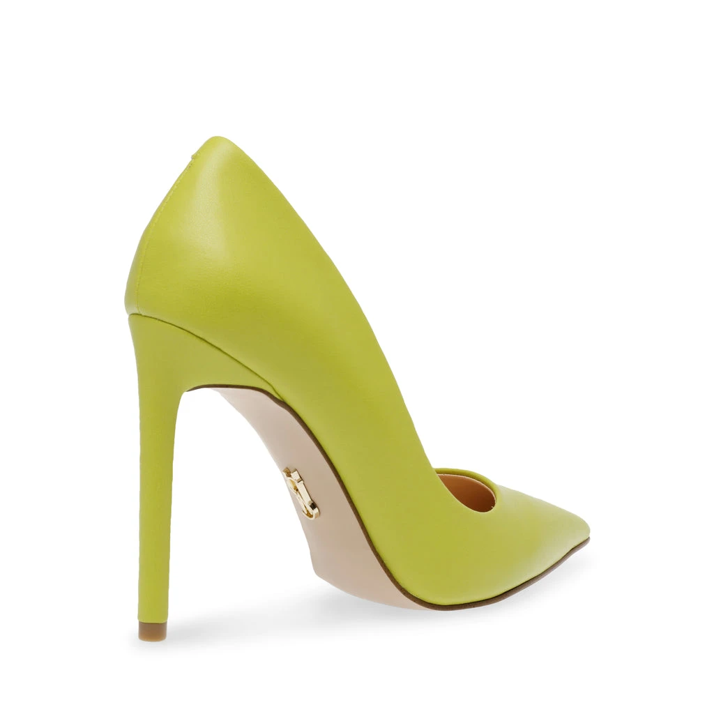Steve Madden Vaze Pump LIME LEATHER 8 Steve Madden Vaze Pump LIME LEATHER – Image 6