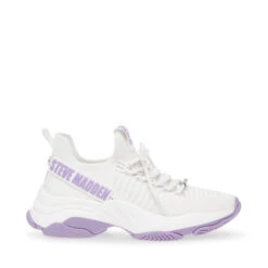 Steve Madden Mac-E Sneaker WHITE/LAVENDER
