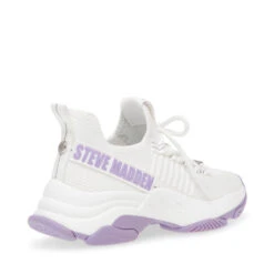 Steve Madden Mac-E Sneaker WHITE/LAVENDER -Steve Madden Magasin SM19000019 04004 140 03