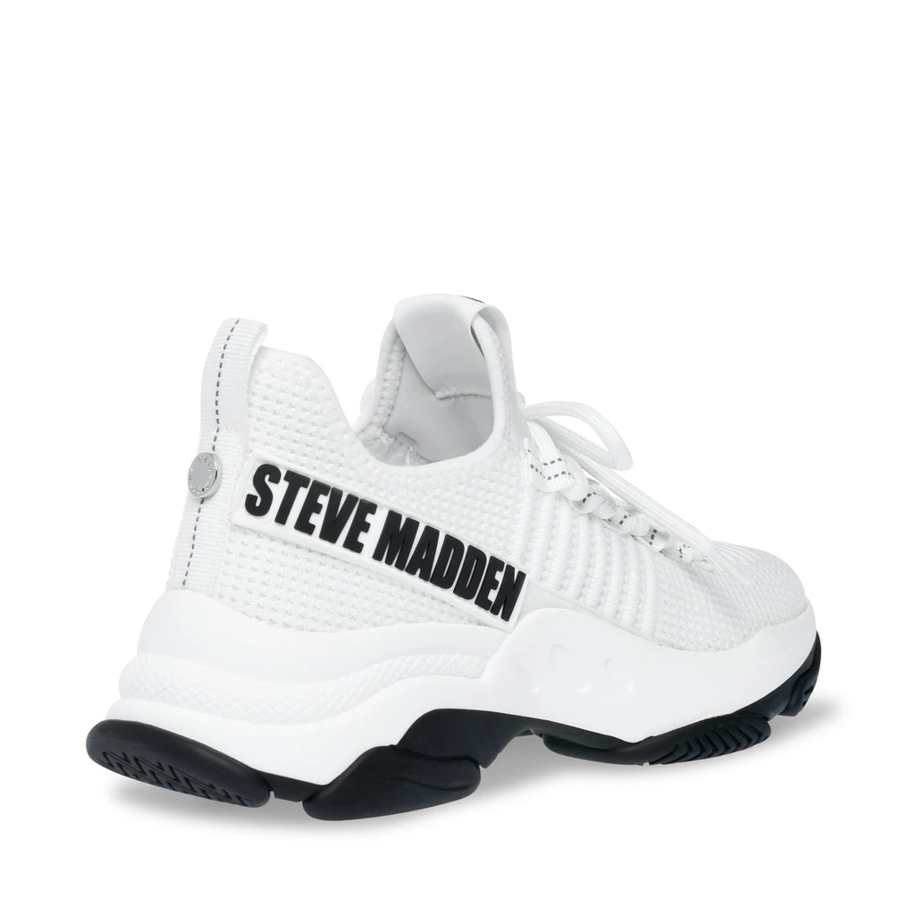 Steve Madden Mac-E Sneaker WHITE/BLACK 9 Steve Madden Mac-E Sneaker WHITE/BLACK – Image 7