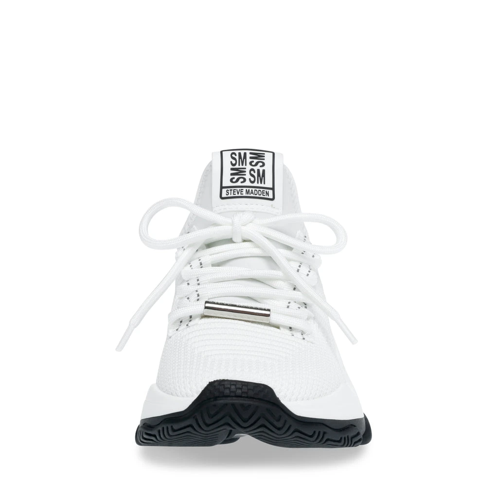 Steve Madden Mac-E Sneaker WHITE/BLACK 5 Steve Madden Mac-E Sneaker WHITE/BLACK – Image 3