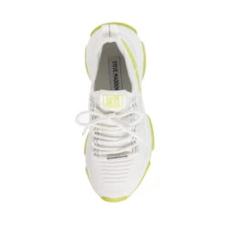 Steve Madden Mac-E Sneaker WHITE/LIME -Steve Madden Magasin SM19000019 04004 18X 06