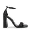 Steve Madden Airy Sandal BLACK LEATHER 1 Steve Madden Airy Sandal BLACK LEATHER -Steve Madden Magasin SM19000021 03001 017 01