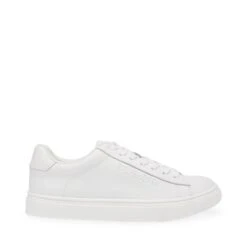 Steve Madden Cinematic Sneaker WHITE LEATHER