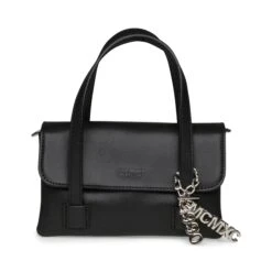 Brare Leather Clutch BLACK