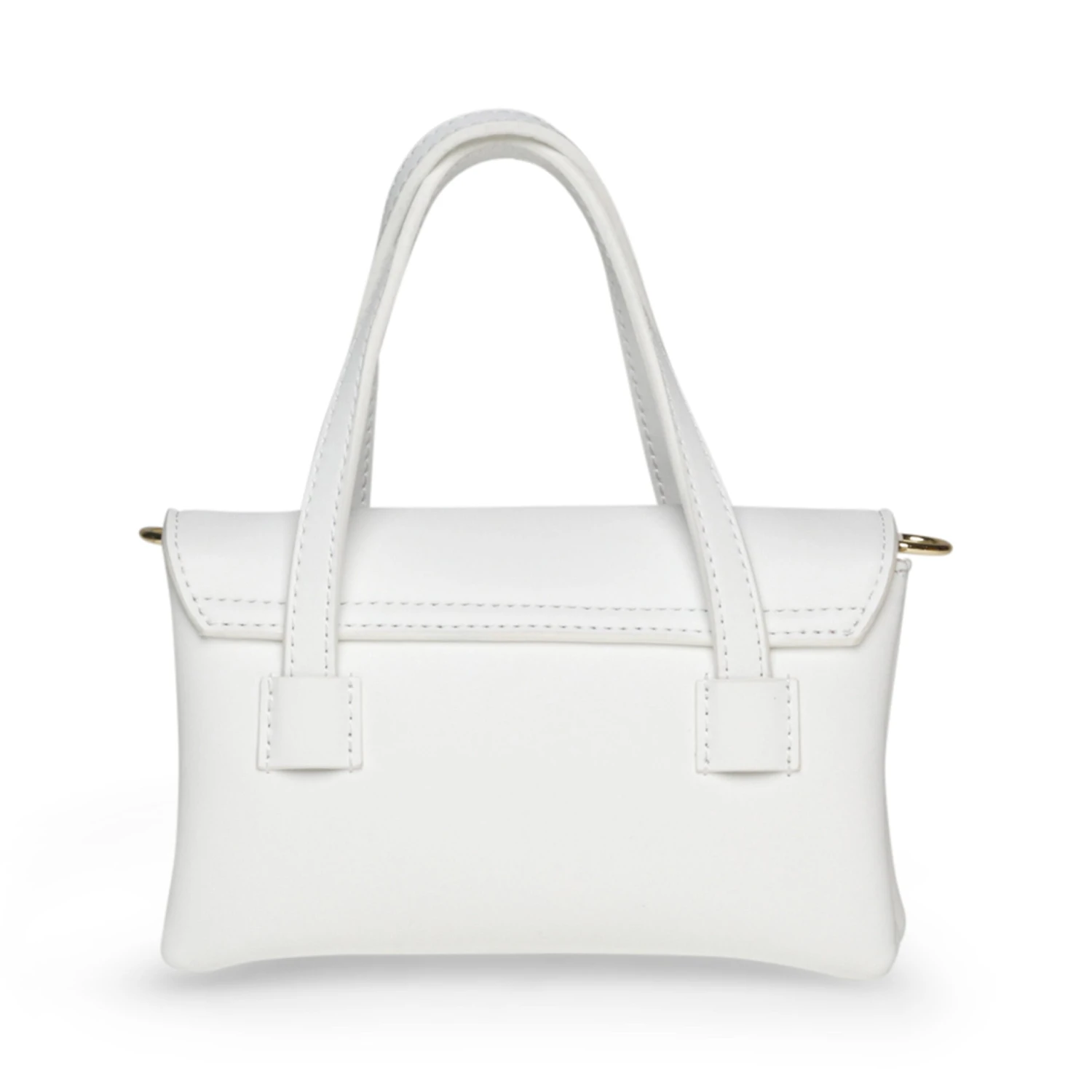 Brare Leather Clutch WHITE 4 Brare Leather Clutch WHITE – Image 3