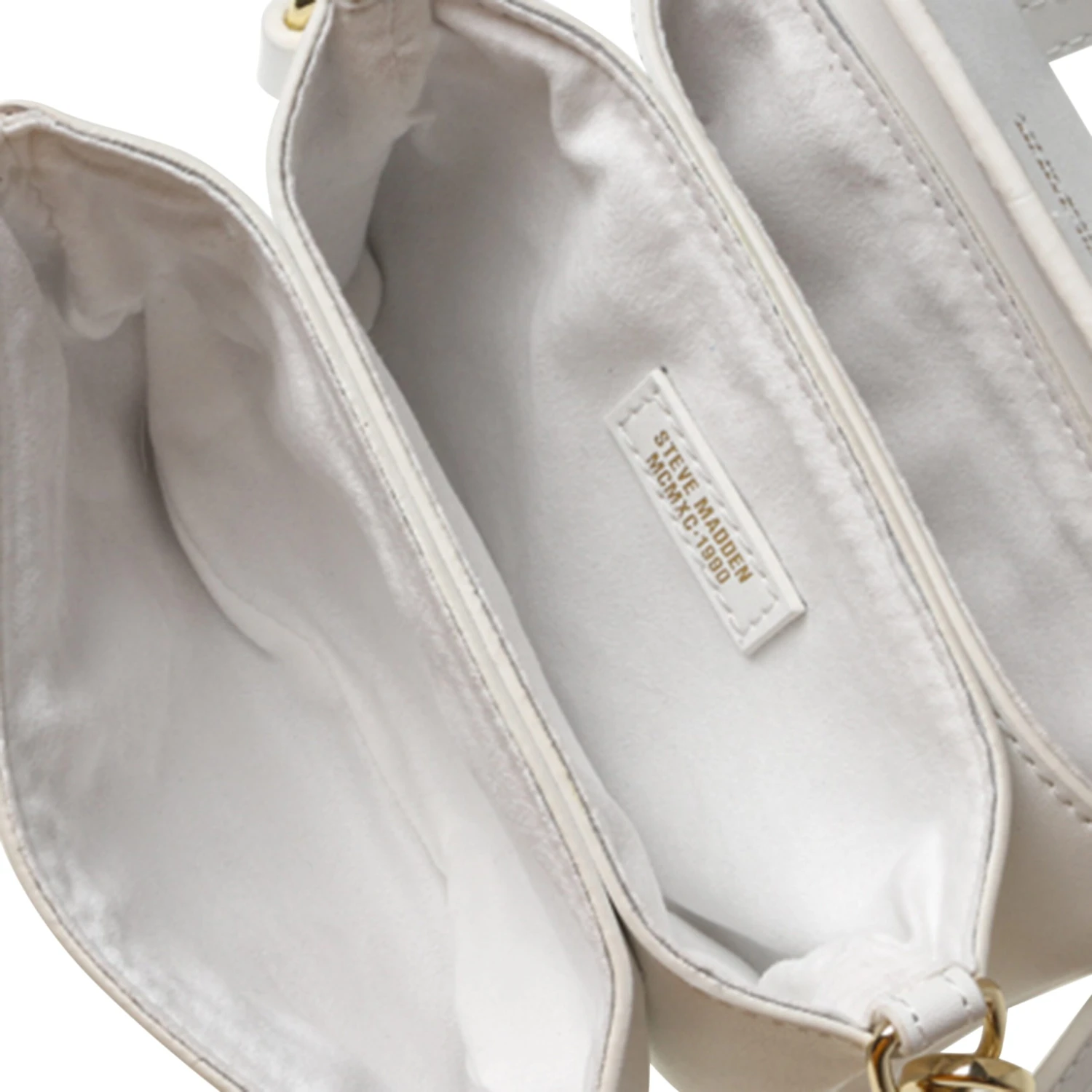 Brare Leather Clutch WHITE 6 Brare Leather Clutch WHITE – Image 5