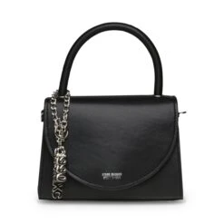 Bmircale Leather Crossbody Bag BLACK