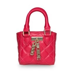 Bempriss Leather Crossbody Bag HOT PINK