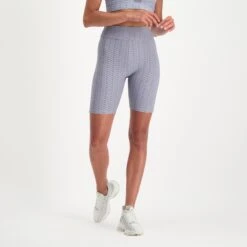 Maximize Scrunched Bike Shorts LIGHT GREY