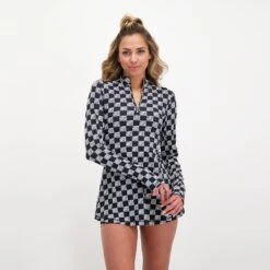 Maci Dress BLACK/WHITE