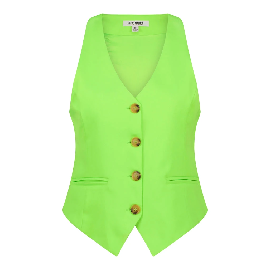 Isabella Vest NEON GREEN 4 Isabella Vest NEON GREEN – Image 2