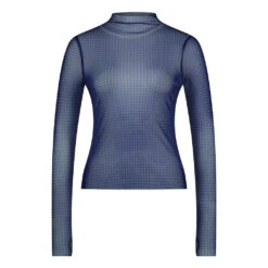 The Eliza Mesh Top BLUING